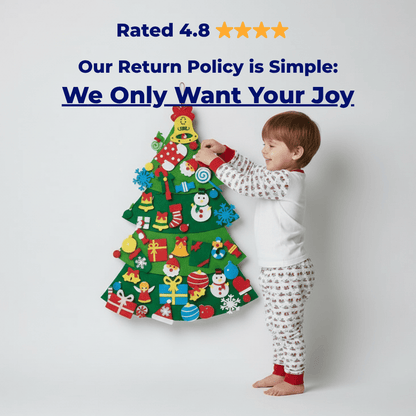 DIY Felt Christmas Tree Set