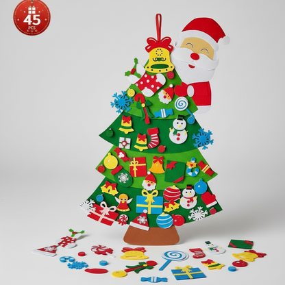 DIY Felt Christmas Tree Set